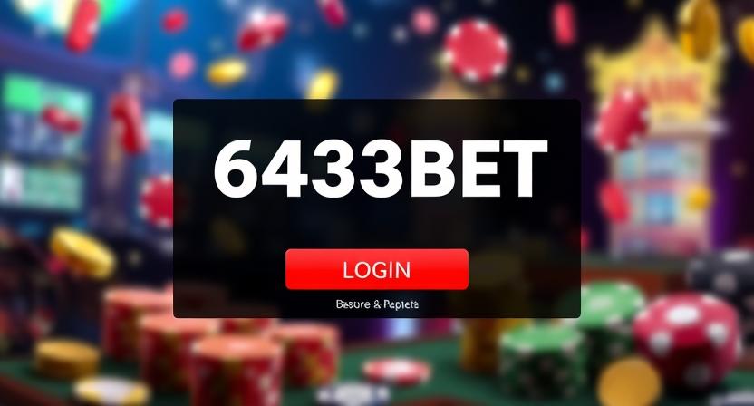Registro fácil e Login Extremamente Conveniente no 6433BET